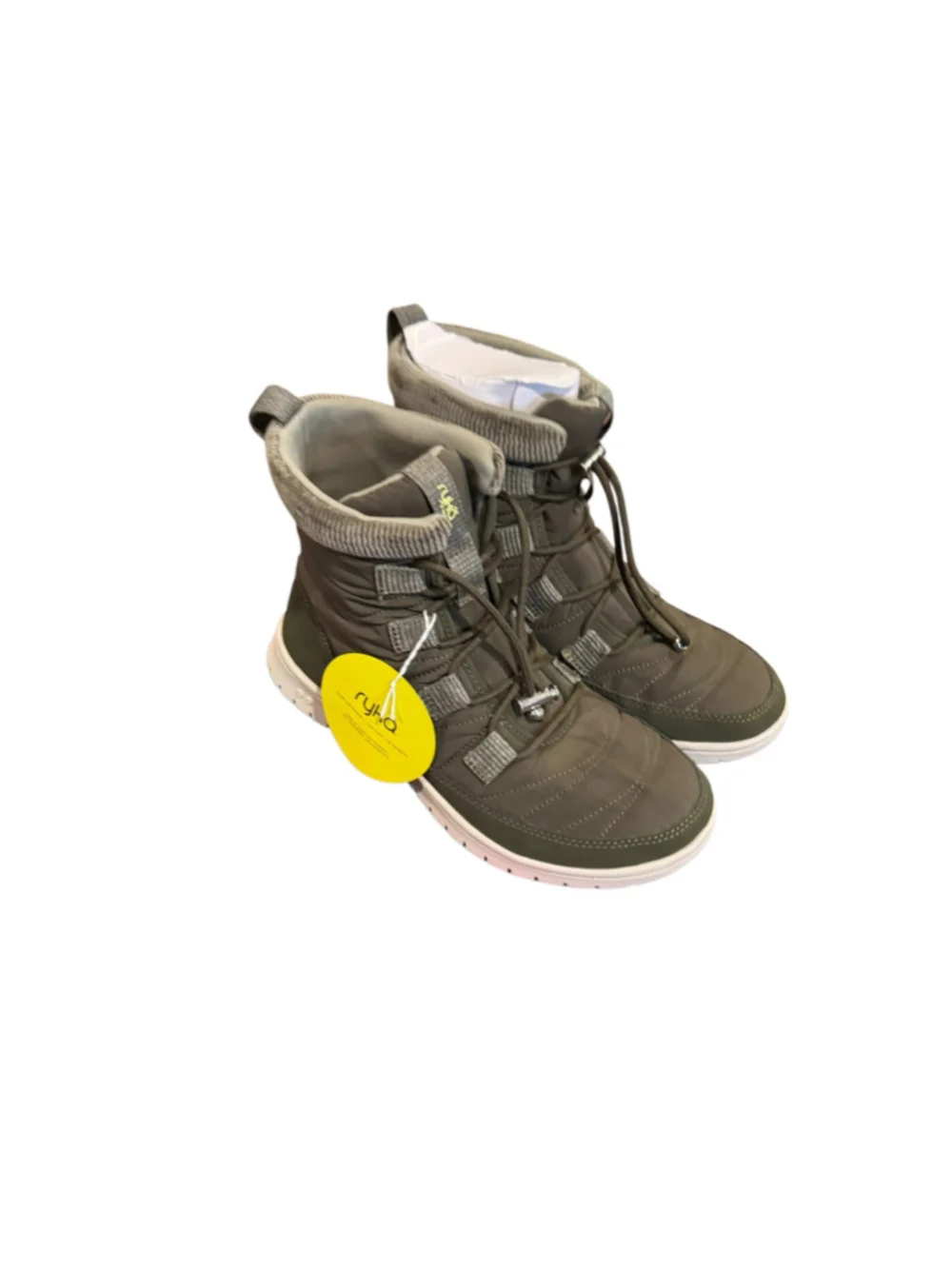 Women's Ryka Winter Boots Olive Green size 9